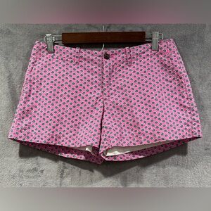 Ralph Lauren Sport Women's Shorts Size 4 Pink Green Print Lined EUC